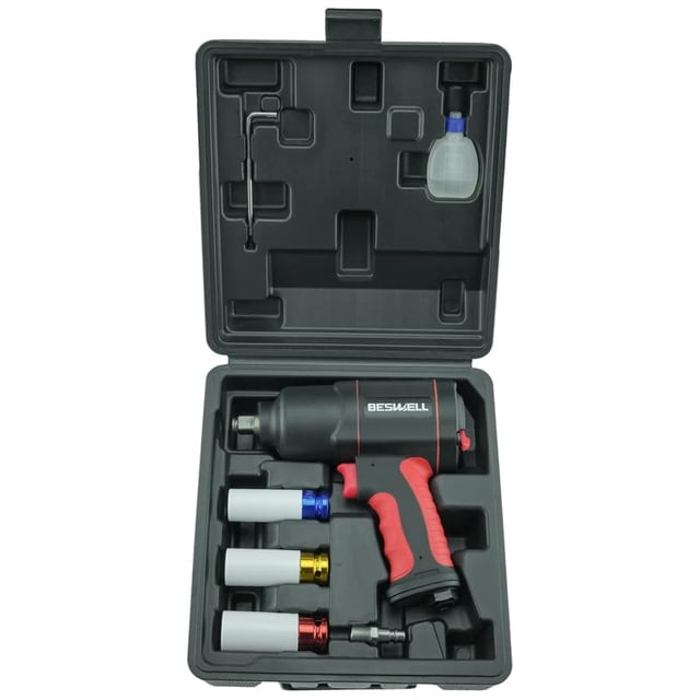 Llave neumática BESWELL AKP-02 1600N.M, 1/2 pulgada, doble martillo