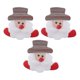 thumbnail image 1 of 3pcs Brooch Adorable Santa Beautiful Creative Christmas Decor Clip Jewelry Brooch Pin With Light For, 1 of 3