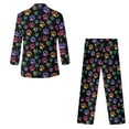 thumbnail image 5 of Xoenoiee Colorful Dog Paw Print Boys Suit Ring Bearer Outfit Suits for Toddler Boy Wedding Guest Dress Clothes Kids Slim Fit Formal Wear, 5-6 Years, 5 of 7