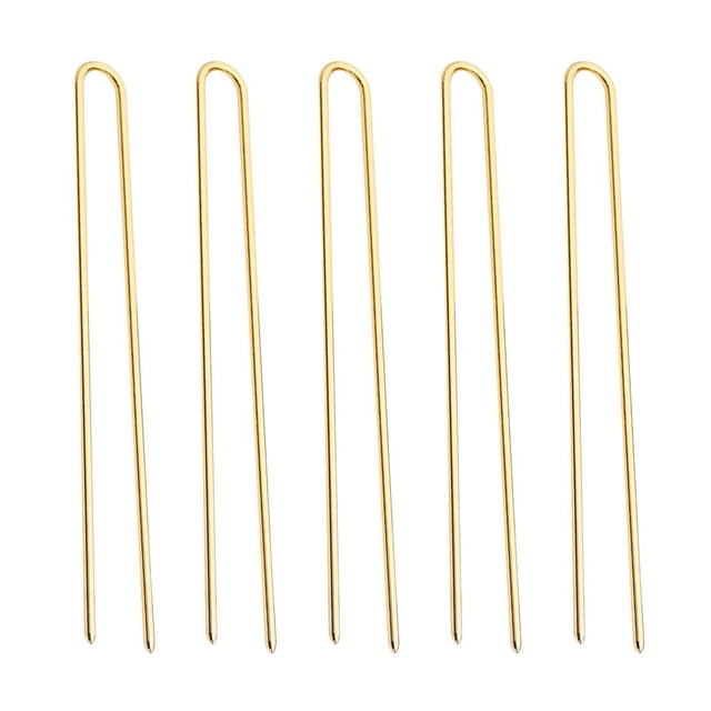 5x Lady Hair Pin Multi Color Mujeres Cabello , dorado BLESIY Pinza de pelo de la manera de U