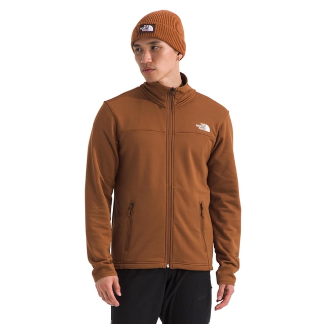 Chaqueta The North Face Cedar Trail Grid Fleece color umber tostado
