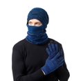 thumbnail image 4 of Gorro, bufanda, máscara y guantes cálidos de 4 piezas para hombres y mujeres (azul) Sincero Electrónica, 4 of 4
