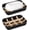 Black, variant on Modern Bamboo Fiber Soap Holder and Soap Dish Combination (Removable),5.12 Long By 3 Wide, 0.98 Inches High, Used in Kitchens, Bathrooms, and Bar Sinks