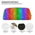 thumbnail image 5 of Goofa Glitter Rainbow Pattern Leather Pencil Case, Pencil Pouch, Pencil Bag, Pen Case, Pen Pouch, Pen Bag, Pencil Pouches, Pencil Bags,College Pencil Case, 5 of 7