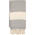 thumbnail image 1 of 100 % Coton - Serviette Turque à Chevrons - Peshtemal de Plage de Bain - Design à Chevrons - 37X70 Pouces (Beige) Beige, 1 of 4