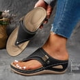 thumbnail image 4 of Dakaela Orthopedic Sandals for Women 2025 Arch Support Summer Slip on Slippers Dressy Flip Flops, 4 of 8