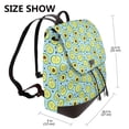 thumbnail image 2 of Disketp Avocado and Hearts Mochila de Cuero para Mujer, Bolso de Espalda Antirrobo con Estilo para Viaje, Trabajo y Uso Diario, 2 of 4