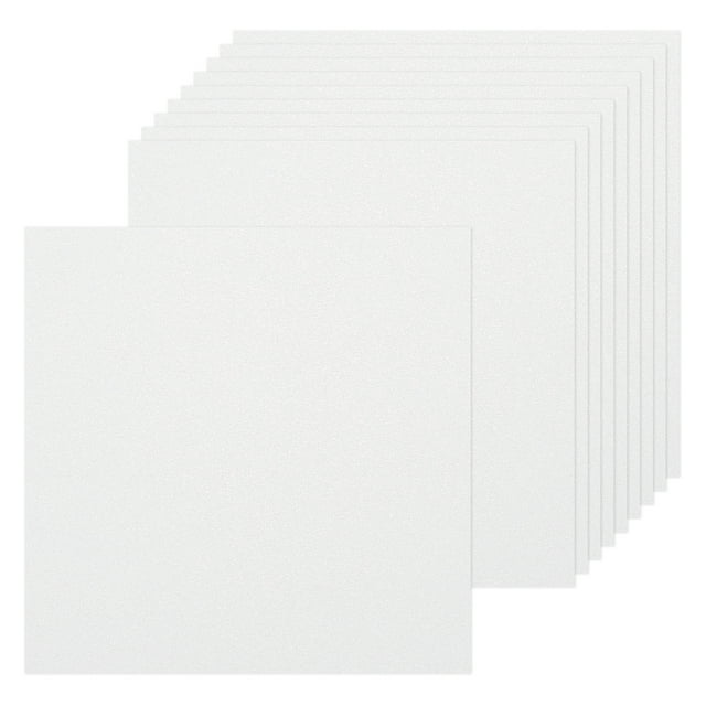 Uxcell 10 Pcs Cartulina con Brillo 10 Pulgadas de Largo 10 Pulgadas de Ancho 80lb/120gsm Hojas de Papel Metálico para Suministros de Arte y Manualidades