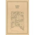 thumbnail image 2 of Walsh 23x32 Gold Ornate Wood Framed with Double Matting Museum Art Print Titled - Titus County Texas - Walsh 1880, 2 of 4