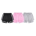 thumbnail image 2 of 3 Pack Girls Boys Running Athletic Cotton Shorts 2-11T, Uccdo Kids Summer Workout Sports Beach Shorts Pants, 2 of 8