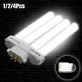 thumbnail image 4 of 2pcs FML 27EX-N 27W 4 Pin Saving 4 Light Tube Pin Quad Tube Energy Saving Compact Fluorescent Light Bulb 6500K 4 Rows Light Bulb, 4 of 9