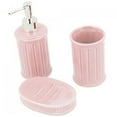 thumbnail image 4 of Pink Dolomite Bathroom Accessories Set - Soap Dispenser, Soap Dish & Tumbler - N/A, 4 of 5