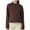 Coffee-17, variant on HTNBO Hooded Workout Jacket for Women Zip Up Athletic Running Sweatshirt with Pockets