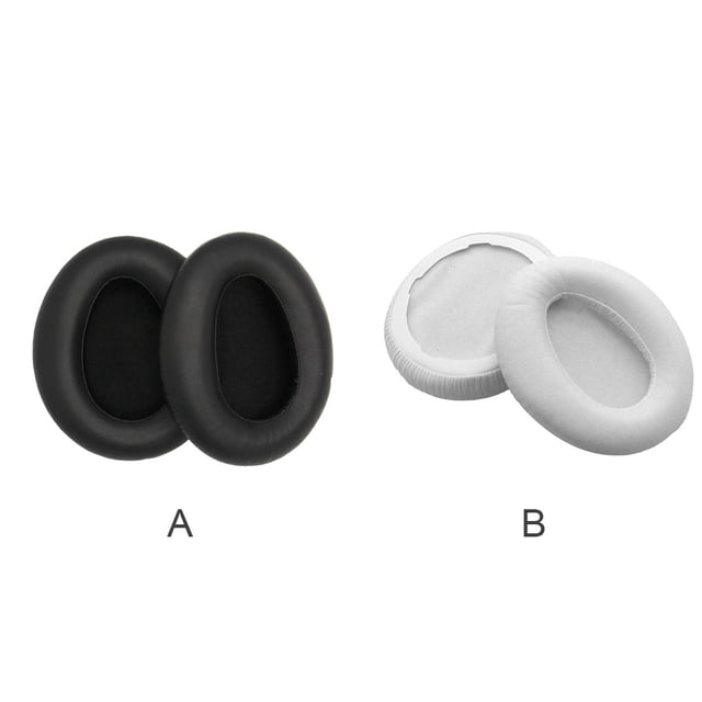VONKY Coussinets d'Oreille Coussins Ovales Protection Auditive Professionnelle Pièces de Réparation Supra-Auriculaire Remplacement pour Écouteurs MDR-10RBT MDR-10RNC Blanc