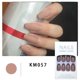 thumbnail image 1 of We Flower [con pegamento] 24 piezas de piel desnuda Color mate uñas falsas para mujeres DIY herramienta de manicura, 1 of 4