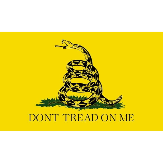 10in x 6in Dont Tread on Me Gadsden Flag Magnet