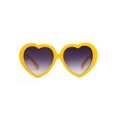 thumbnail image 1 of Gravity Shades Lunettes de Soleil en Forme de Cœur, Jaune, 1 of 1