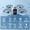 Gray, variant on Mini Drone with Dual HD Camera for Adults & Beginners, WiFi FPV Quadcopter with Optical Flow Positioning, 360° Propeller Protection, 2 Batteries.