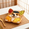 thumbnail image 4 of Dserhfy Dog Themed Charcuterie Platter Dog Shape Rustic Cheese Board Wooden Serving Tray for Party Treats Fruits Meats Snacks Housewarming Gift, 4 of 8