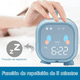 thumbnail image 2 of Reloj Despertador Digital Led Mesa Alarma dinosaurio Lab.G, Azul Claro, 2 of 5