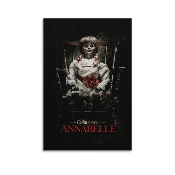 Annabelle 2 Classic Movie Poster Room Aesthetic Poster Print Art Wall Painting Canvas Posters Gifts Modern Bedroom Decor 12x18inch(30x45cm)