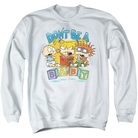 Rugrats Don't Be A Baby Blocks Unisex Adult Crewneck Sweatshirt