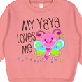 thumbnail image 3 of Inktastic My Yaya Loves Me Cute Dragonfly Toddler Sweatshirt, 3 of 4