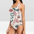 thumbnail image 3 of cocolona Women's Plus Size Vintage Floral One Piece Swimsuits Tummy Control Bathing Suits Swimwear on Clearance, 3 of 5