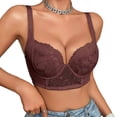 thumbnail image 3 of Asxite Bras for Women Plus Size Lace Back Hook Underwire Push Up Daily Loose and Breathable, 3 of 5