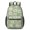 Daisy Pioneer Flower Green Pattern, variant on Daisy Pioneer Flower Blue Pattern 17" Waterproof Oxford School Backpacks for Teens, S-Shape Padded Straps, for School, Travel, Hiking, Camping