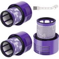 thumbnail image 1 of 3 Filtros V10 de Repuesto para Piezas Compatibles con la Serie Cyclon Dyson V10, Ciclon V10 Absoluto, Ciclon V10 Animal, V10 Total Clean, SV12, Reemplazo de la Pieza No. 969082-01, 1 of 6