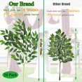 thumbnail image 4 of Artificial Italian Ruscus Greenery Stems, 20 Pack Faux Green Leaf Garland Branches Hanging Greenery Spray for Wedding Bouquet Arch Table Centerpiece Home Decor, 4 of 9