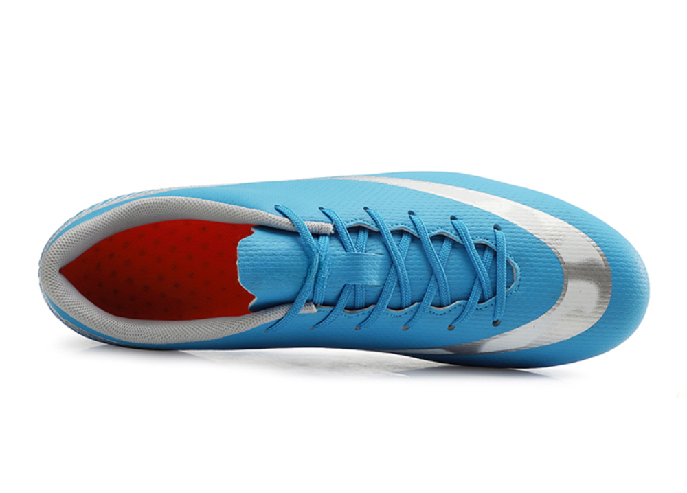 Fenlogft Unisex Leather Soccer Cleats Lace-Up Training photo 2