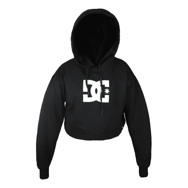 Sudadera Dc Shoes Mujer Negro Hoodie Big Logo Dcfw24hd101 negro XL