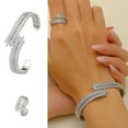 thumbnail image 2 of Harvest Themed Copper Jewelry Set Delicate Wheat Designs Rings and Adjustable for Women, 2 of 9