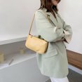thumbnail image 3 of Patrón de cocodrilo Bolso Mujer Cuero Retro Totes Bolso de hombro (Amarillo) Likrtyny Para estrenar, 3 of 9