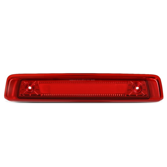 DNA Motoring 3BL-JCOM06-3D-LED-RD For 2006 to 2010 Jeep Commander 3D LED Bar 3rd Third Tail Brake Light Rear Center Stop Lamp Red Housing 07 08 09