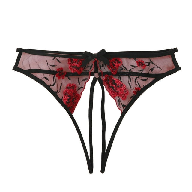 ZMHEGW Womens Underwear Tummy Control Thongs Lace Seamless Thong Ladie Brief Thong Ladies