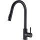 thumbnail image 1 of Kitchen Faucet with Pull-Out Spray Matte Black 360 Rotatable 2-Function Kitchen Sink Mixer Tap in Stainless Steel, 1 of 3