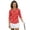 Red Heart, variant on Uorisanigo White Polka Dots Women's Dry-Fit Golf Polo Shirts Casual Comfortable Long Sleeve Golf Polo Shirts Quarter Zip Fashion 3/4 Roll Sleeve Versatile Workout Tops for Women