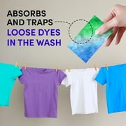 Zero Trace Laundry Sheets – Dye Catcher & Color Bleed Remover, Unscented, 80 Sheets