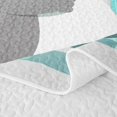 thumbnail image 5 of Erosebridal Hippo Twin Quilt Set for Boys Girls, Bath Time Twin Coverlet Set, 2-Piece 1 Bedspread and 1 Pillowcase, 5 of 7