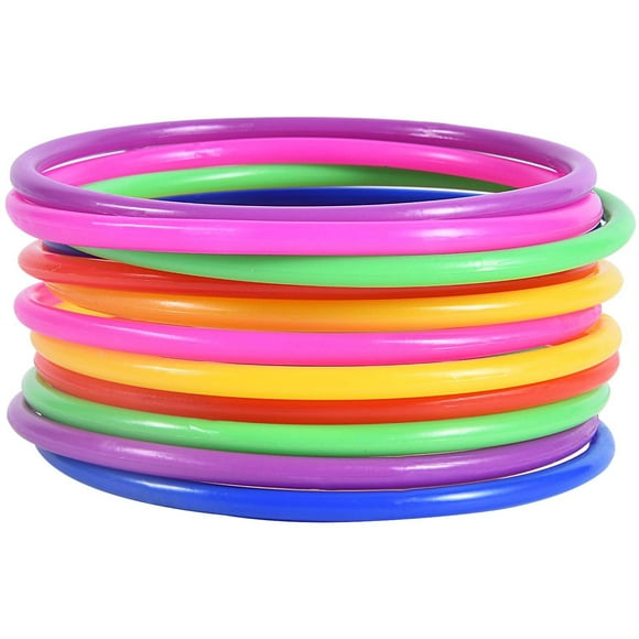 Juego Toss Ring Obtanim, 12 unidades, plástico, 12 cm, multicolor