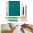 thumbnail image 1 of Conjunto de 15 conjuntos de esculturas de arcilla DIY con kit de de tallado Herramientas de tallado Herramientas de cerámica de acero inoxidabl Macarena Talla de arcilla, 1 of 8