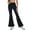Black, variant on OSOLU High Waist Yoga Pants For Women Flared Leggings Running Fitness Trousers Non See Through Stretchy Comfortable Activewear Gym Sports Bottoms Workout Stretchy Tummy Control Bottoms Black L