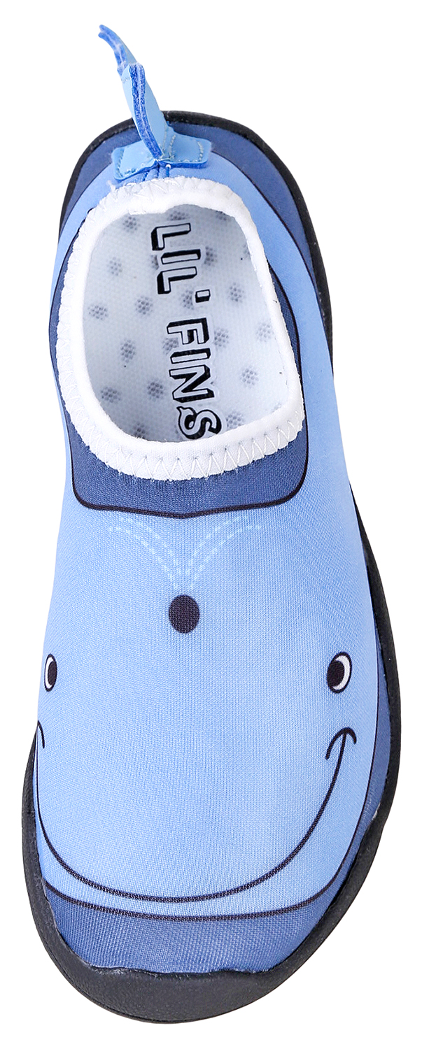 Lil' Fins Kids Water Shoes - Beach Shoes | Summer Fun | 3D Toddler Water Shoes Kids | Quick Dry | Swim Shoes Whale 10/11 M US - image 3 of 5