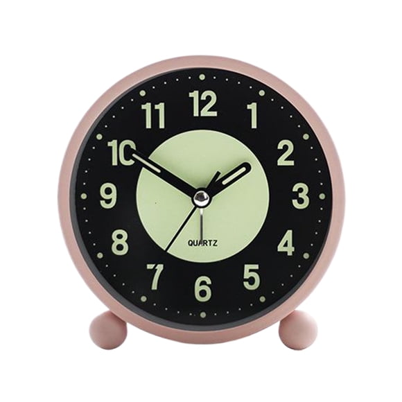 Matsuzay Reloj de noche silencioso que brilla en la oscuridad y alarma silenciosa. Reloj despertador silencioso que brilla en la oscuridad y Decoración del hogar do