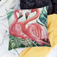 thumbnail image 2 of BANET with Tropical Floral Throw Pillow Cover Couch Pillow Case Square Outdoor Pillow Sofa Bed Pillowcase Decorative 18x18in, 2 of 5