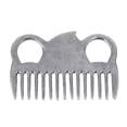 thumbnail image 4 of 4 Peines De Acero Inoxidable Pulido Para Caballo Y , Accesorio Currycomb Sunnimix Peine de aseo para caballos pulido, 4 of 8