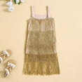 thumbnail image 7 of Jamsmile Toddler Girls Dress Spaghetti Strap Flapper Sequins Fringe Latin Dance Tassel Dresses Children Girls Party Dress, 7 of 7